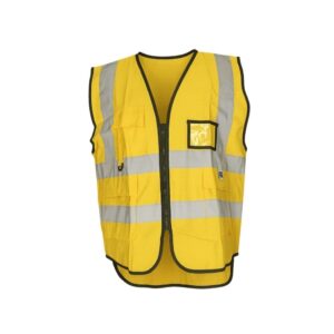 Chaleco Rescatista con Cinta Refrejantes Hb “amarillo” Sp