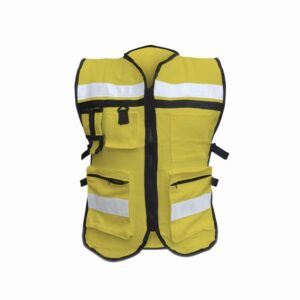 Chaleco Rescatista con Cintas Reflejantes “amarillo”