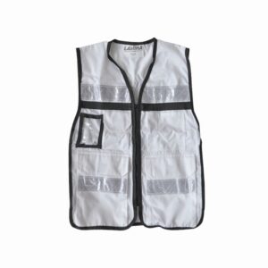 Chaleco Rescatista con Cintas Reflejantes “blanco”
