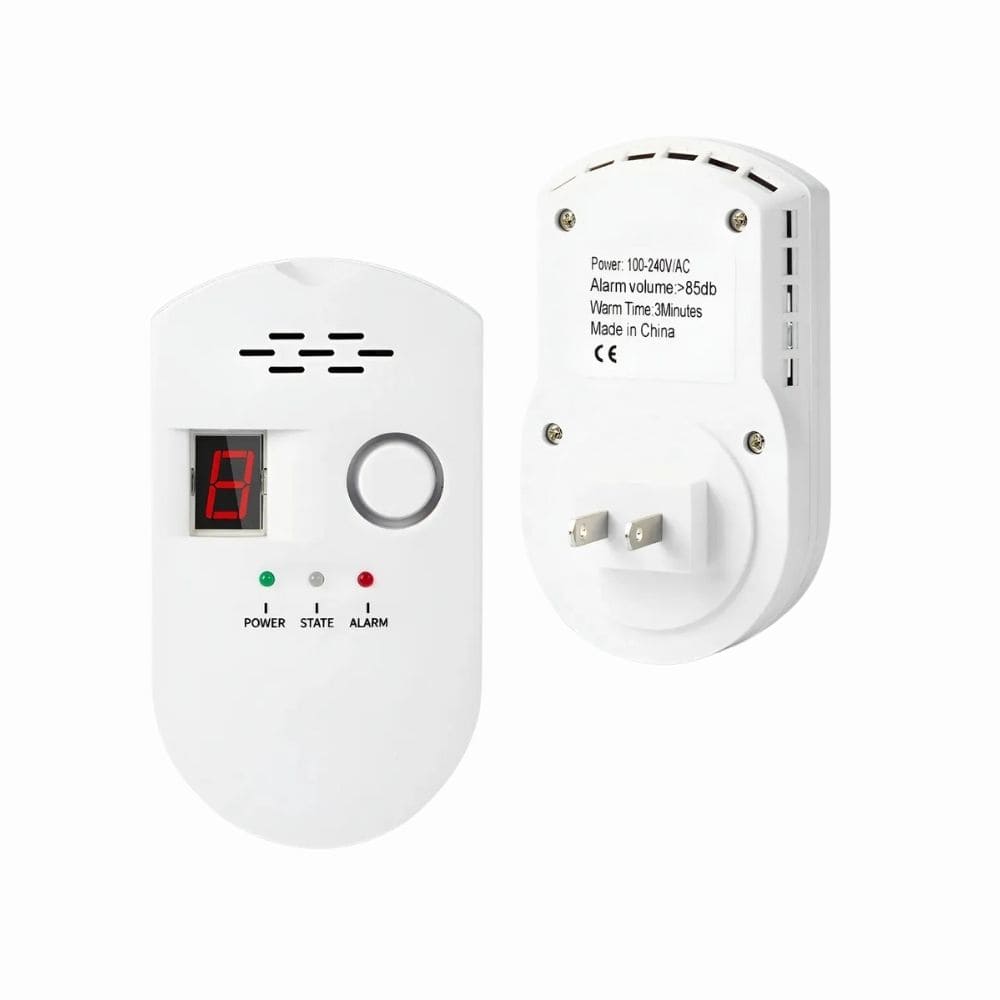 Detector Gas Lp y Gas Natural Enchufable Sp