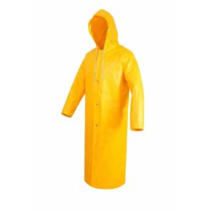 Impermeable Tipo Gabardina Amarillo