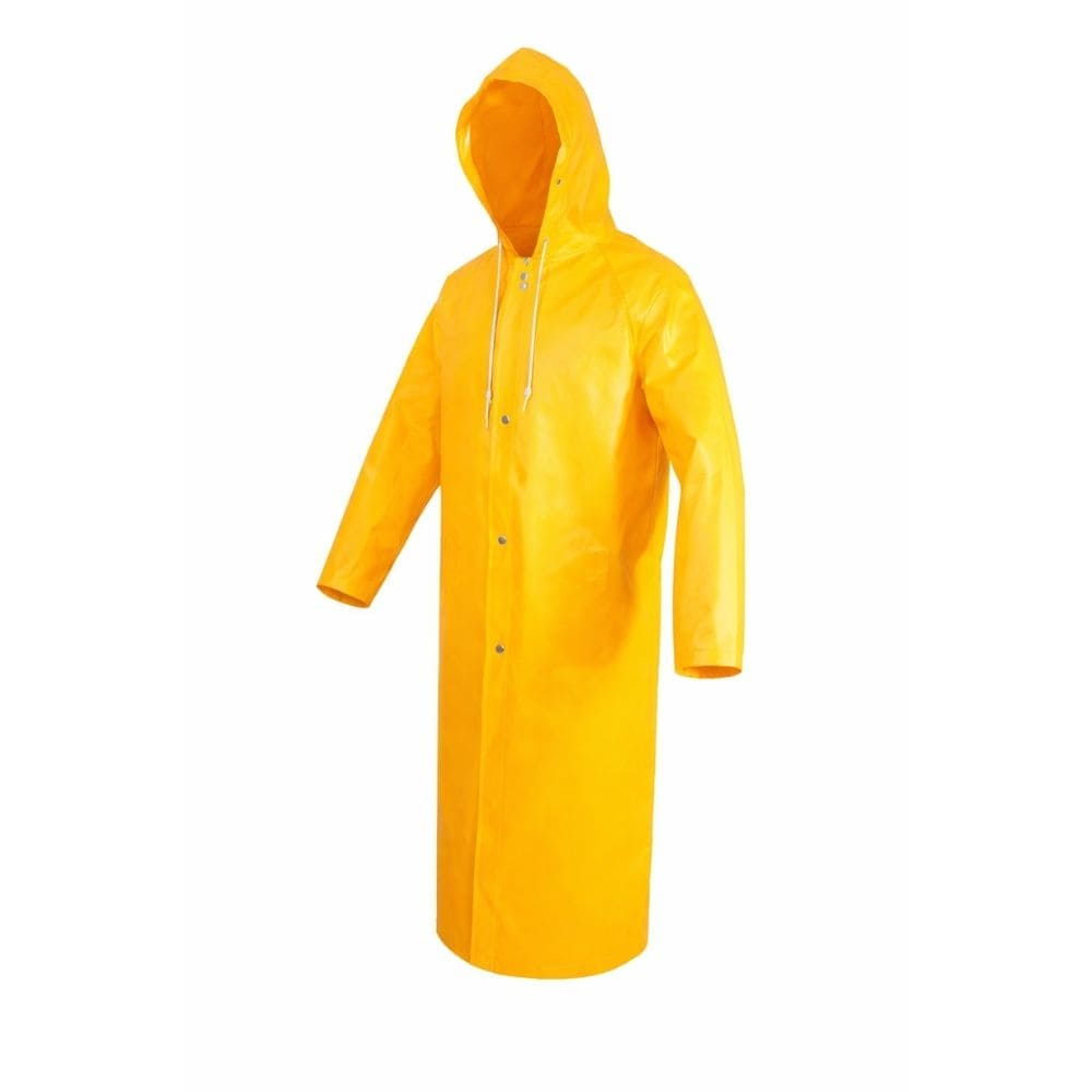 Impermeable Tipo Gabardina Amarillo