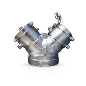 Toma Siamesa Cromada 4″ Nptx 2-1/2 Nst UL/FM